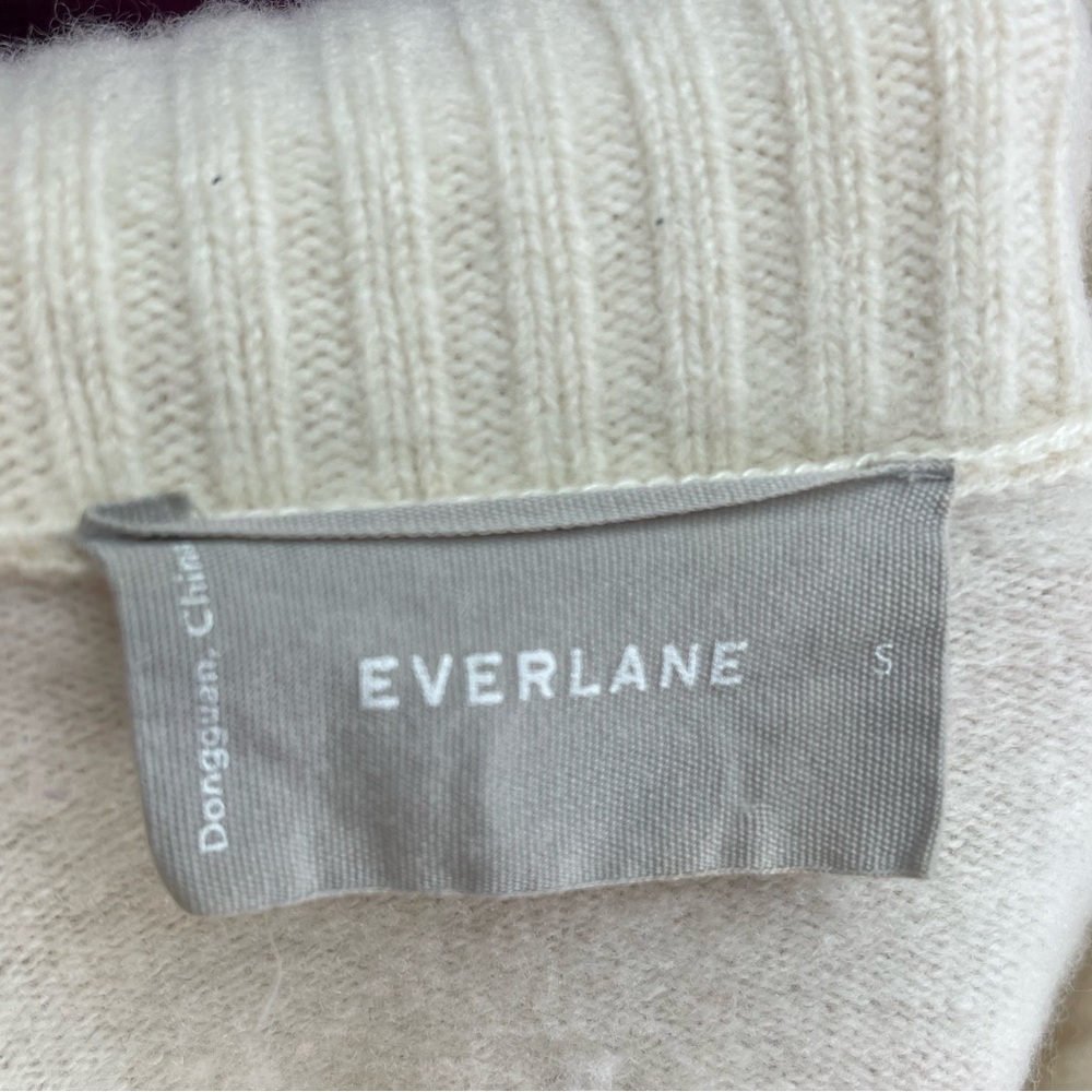 Everlane size small cream colored cashmere sweater - Picture 4 of 5